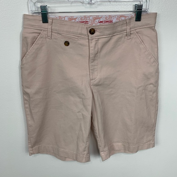 lee comfort stretch waistband shorts